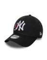 New Era - New York Yankees MLB Icon Black 9FORTY Adjustable Cap - Black