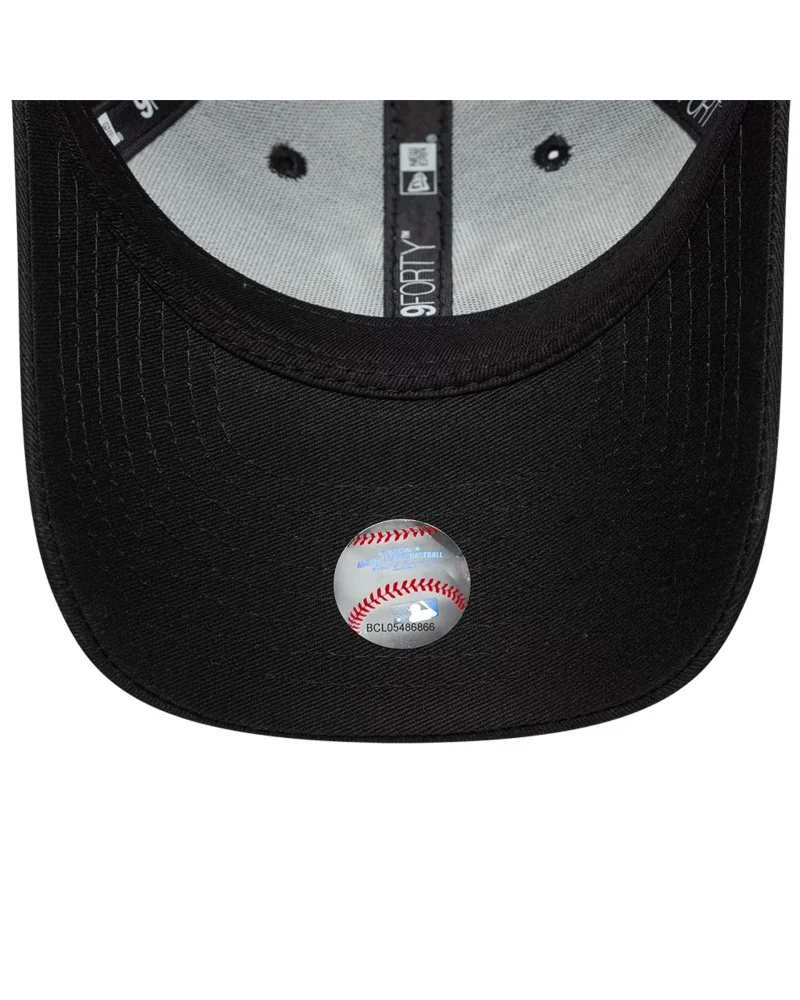 New Era - New York Yankees MLB Icon Black 9FORTY Adjustable Cap - Black