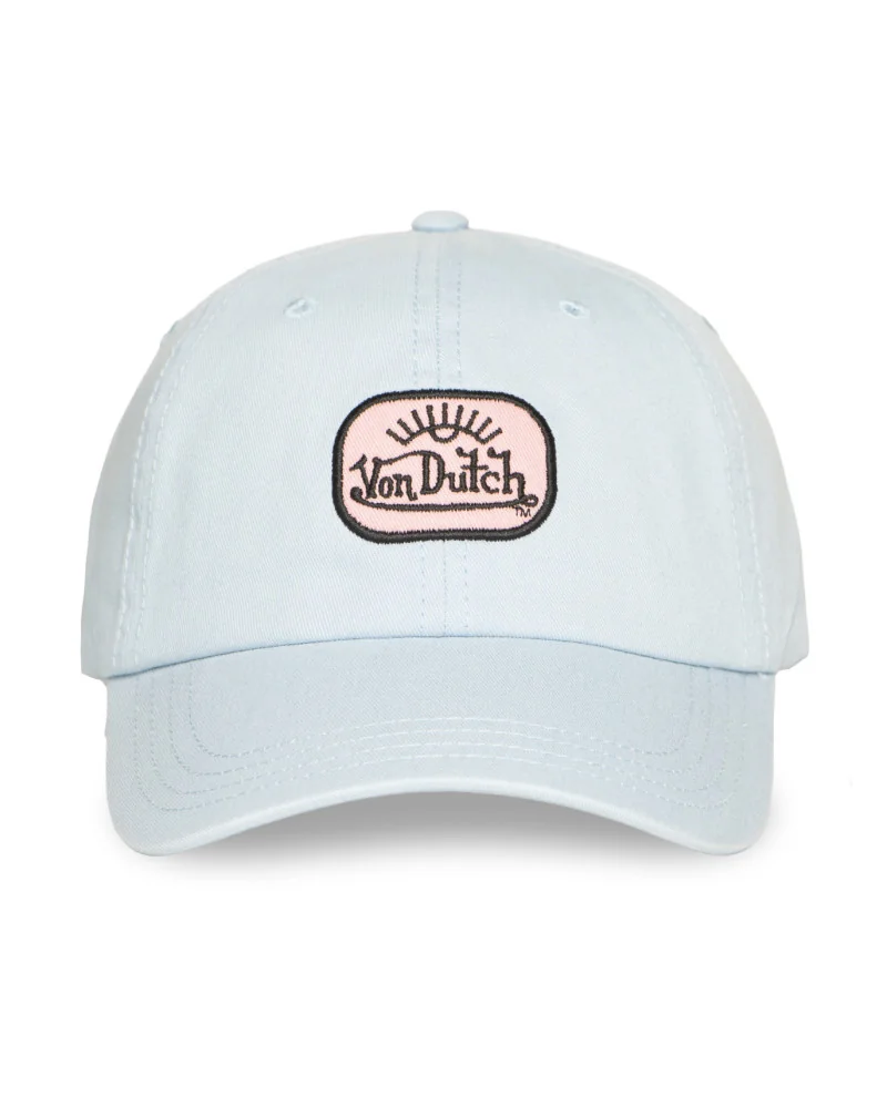 Von Dutch - Boucle Log Dad Cap - Light Blue / Pink