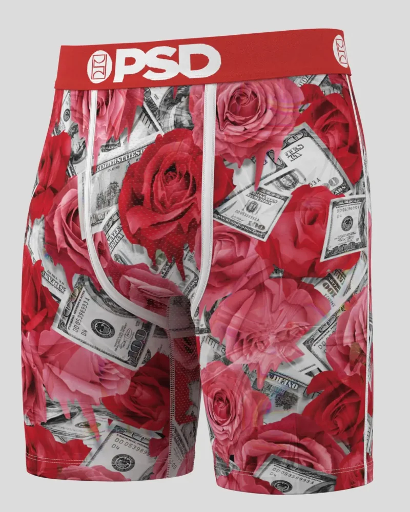 PSD Underwear - Roses Melt - Red / Cream