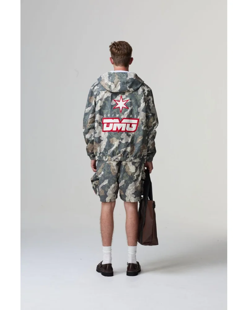 Criminal Damage - Camo Nylon Jacket  - MC