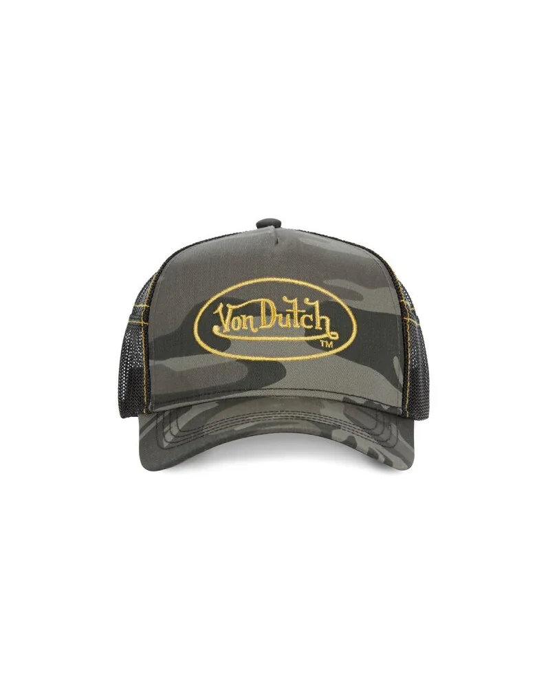 Von Dutch - Trucker Cap camo - black/gold
