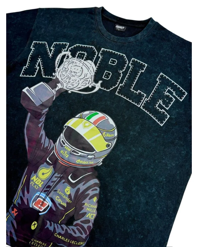 Noble - Race Premium Tee - Washed Black
