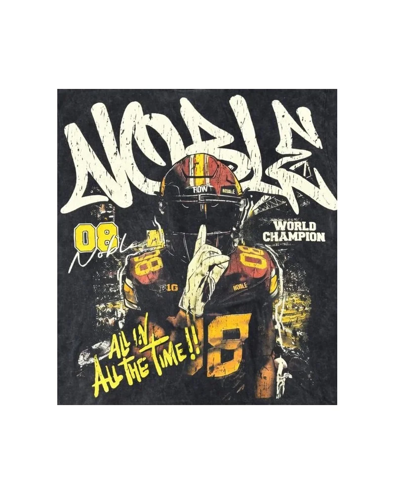 Noble - Shh Premium Tee - Washed Black