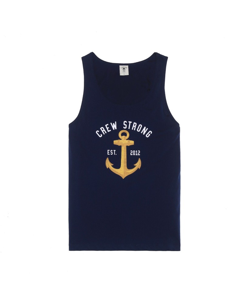 Cayler And Sons WL - Crew Strong Tanktop - Navy / Gold / White