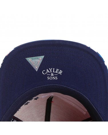 Cayler And Sons WL - Beach 'N Stripes Snapback Cap - Red/Mc/White