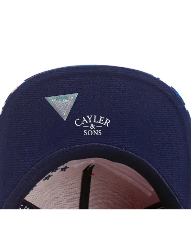 Cayler And Sons WL - Beach 'N Stripes Snapback Cap - Red/Mc/White