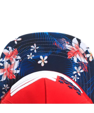 Cayler And Sons WL - Beach 'N Stripes Snapback Cap - Red/Mc/White