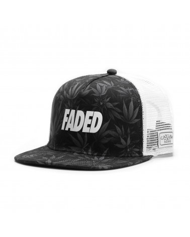 Cayler And Sons GL - FADED BUDZ TRUCKER CAP - Black/Grey