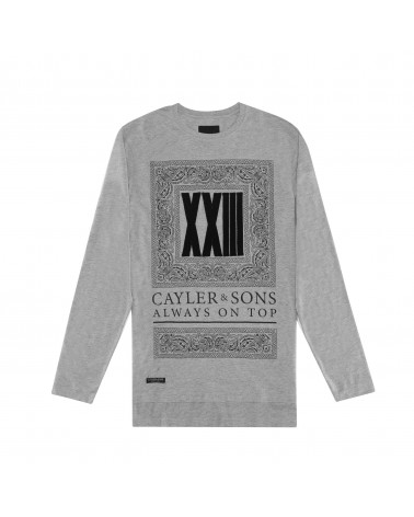 Cayler&Sons BL - Bumrush Longsleeve - Grey heather/Black