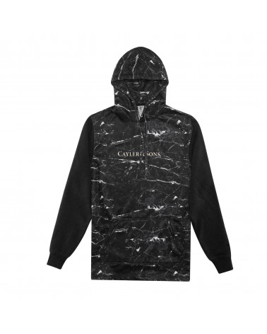 Cayler&Sons WL - Infinity Long Hoody - Black marble/Gold