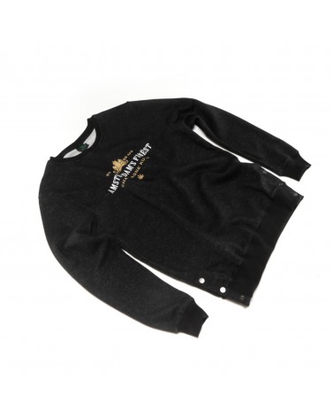 Cayler&Sons GL - A Dam's Finest Crewneck - Black melange/Gold/White