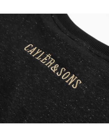 Cayler&Sons GL - A Dam's Finest Crewneck - Black melange/Gold/White