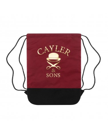 Cayler&Sons WL - PARIS SKYLINE Gymbag - Maroon/Mc