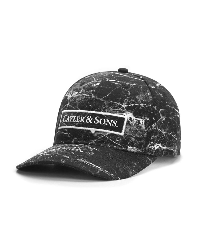 Cayler&Sons WL - Infinity Curved Cap - Black marble/White