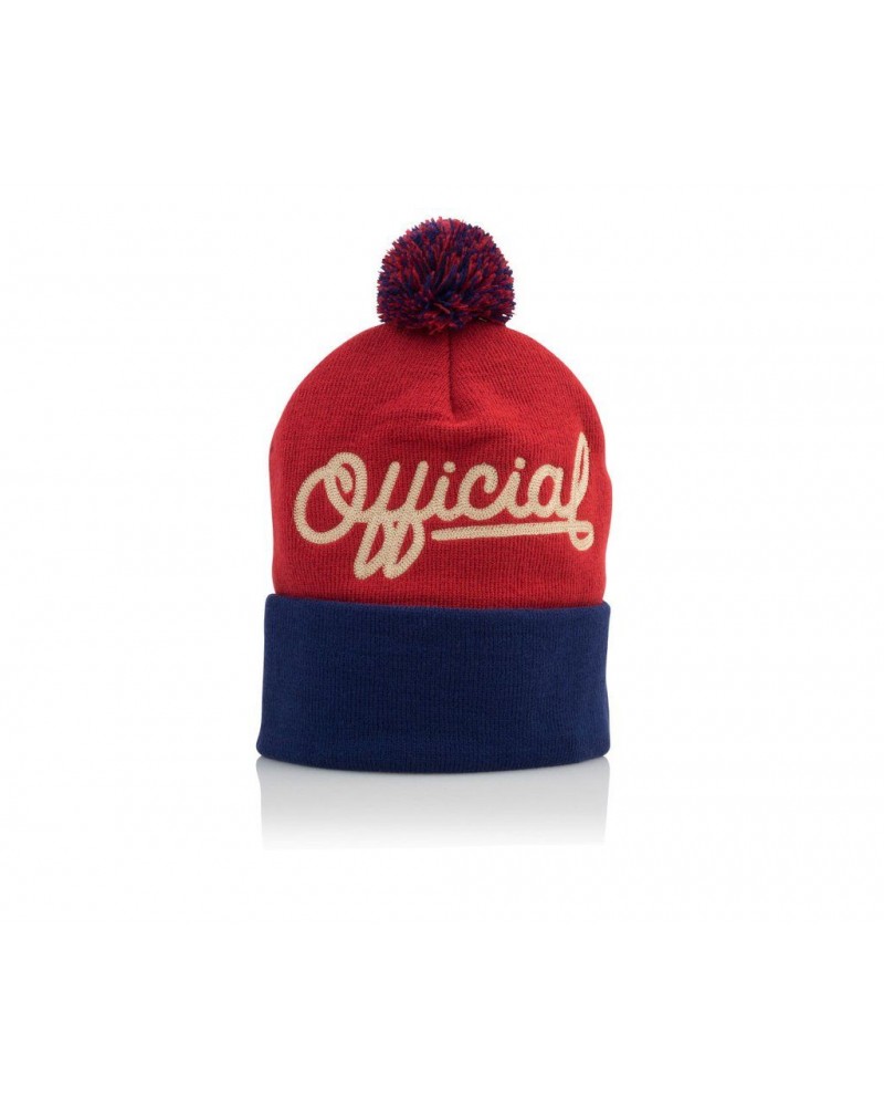 Official - Script Pom  Beanie - Red