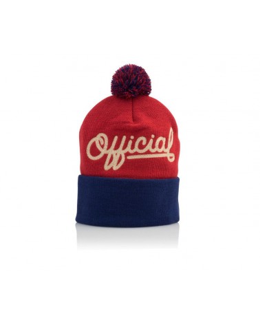 Official - Script Pom  Beanie - Red