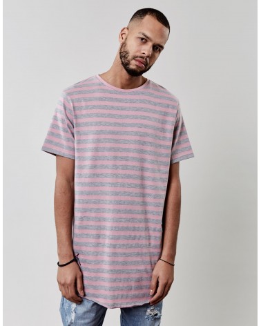 Cayler & Sons CSBL - CSBL Striped Scallop Tee - Mauve