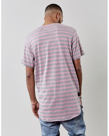 Cayler & Sons CSBL - CSBL Striped Scallop Tee - Mauve