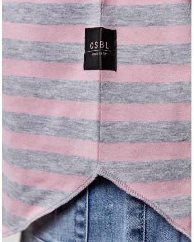 Cayler & Sons CSBL - CSBL Striped Scallop Tee - Mauve