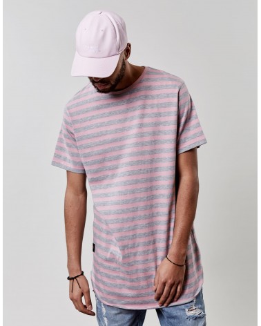 Cayler & Sons CSBL - CSBL Striped Scallop Tee - Mauve