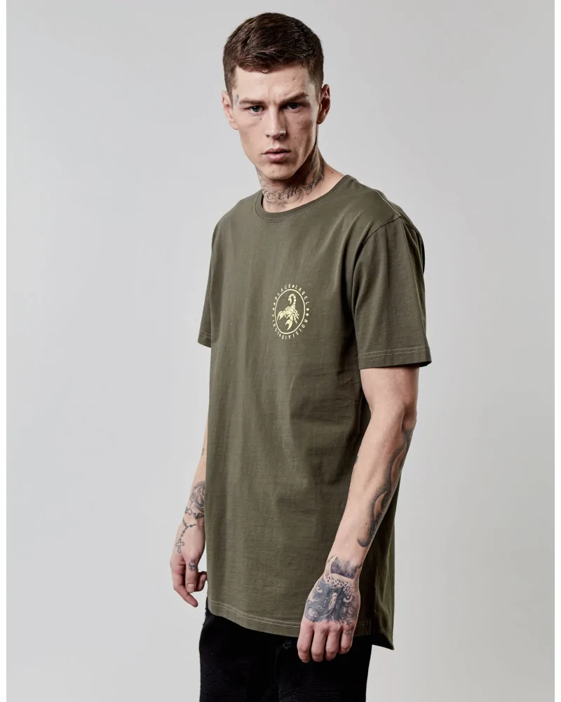 Cayler & Sons CSBL - CSBL FRDM Long Scallop Back Tee - Olive | bloc...