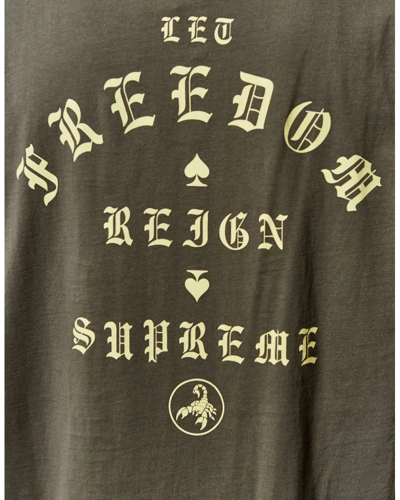 Cayler & Sons CSBL - CSBL FRDM Long Scallop Back Tee - Olive | bloc...