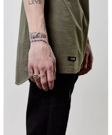 Cayler & Sons CSBL - CSBL FRDM Long Scallop Back Tee - Olive
