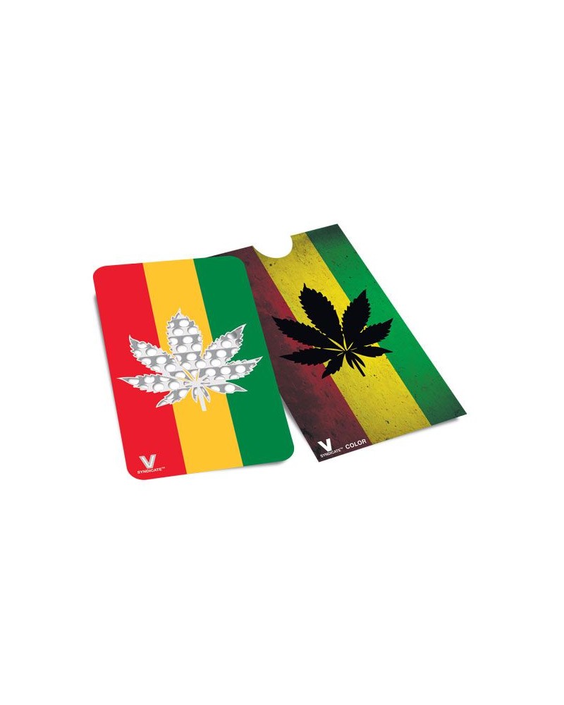 Rasta Leaf  grinder card 