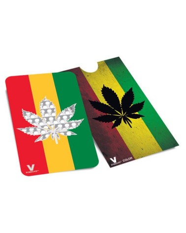 Rasta Leaf  grinder card 