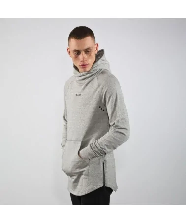 King Apparel - Stamp Wrap Hoodie - Heather Grey