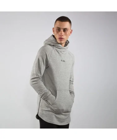 King Apparel - Stamp Wrap Hoodie - Heather Grey