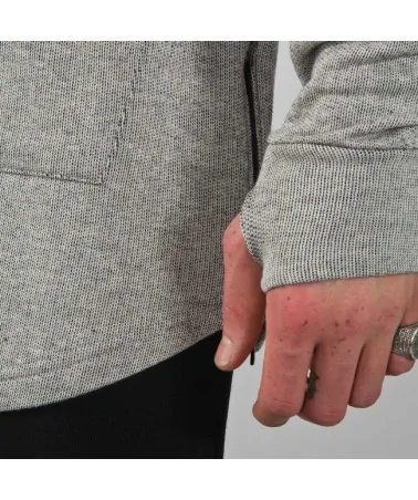 King Apparel - Stamp Wrap Hoodie - Heather Grey