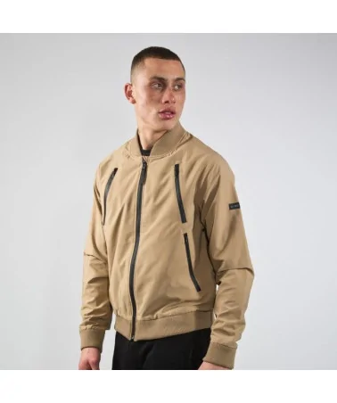 King Apparel - Tech Bomber Jacket - Camel