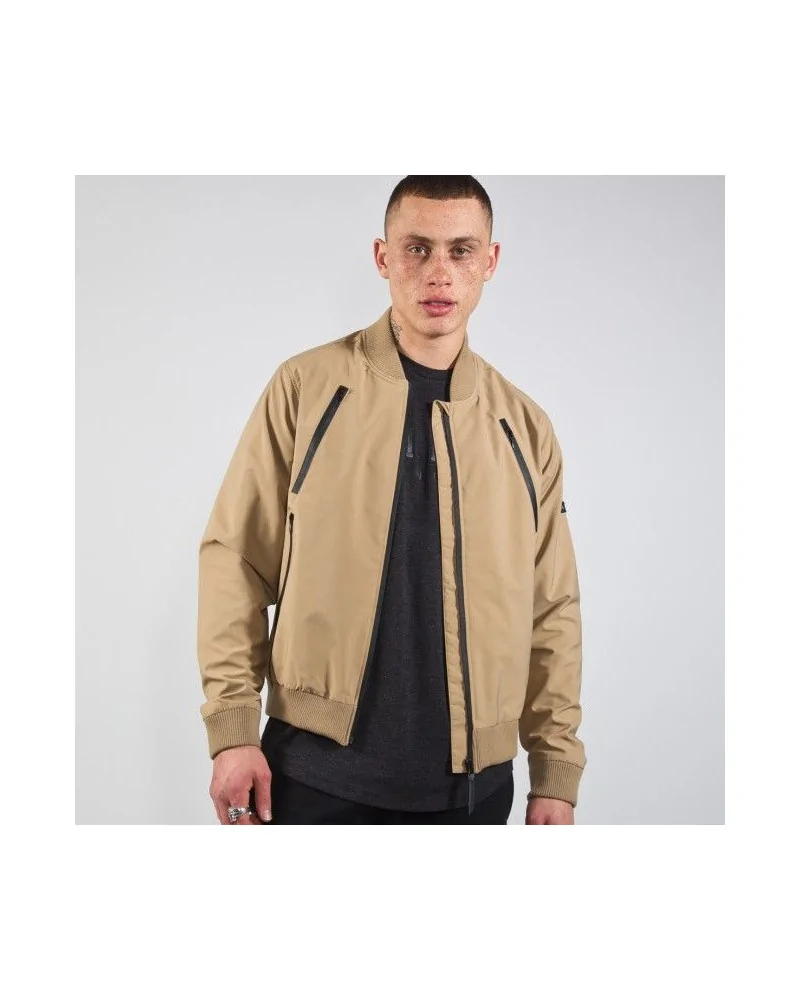 King Apparel - Tech Bomber Jacket - Camel