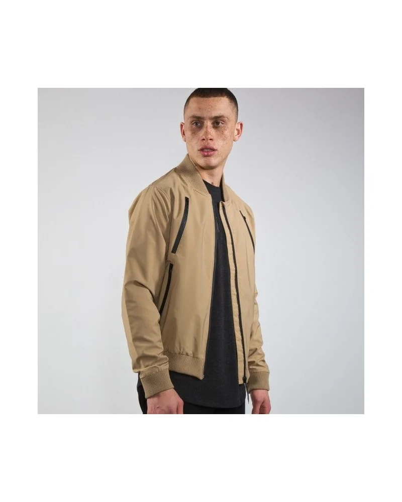King Apparel - Tech Bomber Jacket - Camel