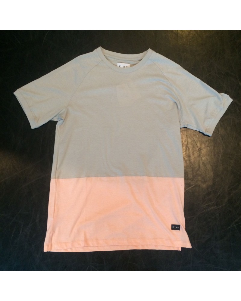 King Apparel - Luxe Summer Tee - Grey / Pink