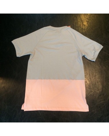 King Apparel - Luxe Summer Tee - Grey / PinkKing Apparel - Luxe Summer Tee - Grey / Pink