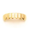 King Ice - Gold Plain Teeth Grillz - Bottom