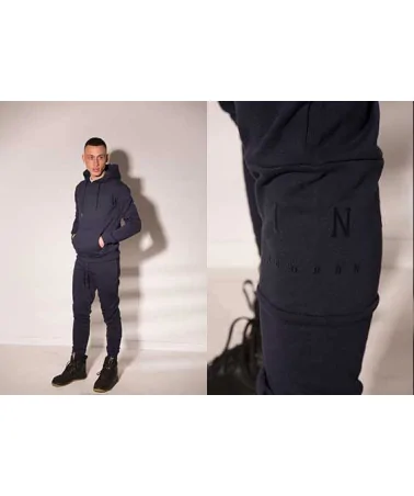 King Apparel - Manor Tracksuit Hoodie - Ink 