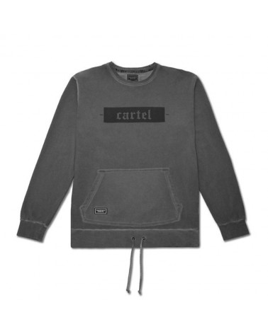 Backyard Cartel - Palm Crewneck - Washed Grey