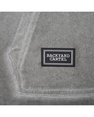 Backyard Cartel - Palm Crewneck - Washed Grey