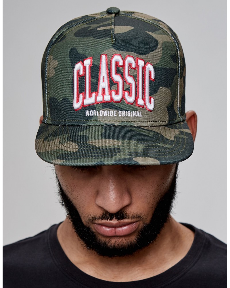 Cayler And Sons - CSBL Worldwide Classic Cap - woodland camo/white