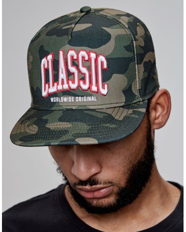 Cayler And Sons - CSBL Worldwide Classic Cap - woodland camo/white