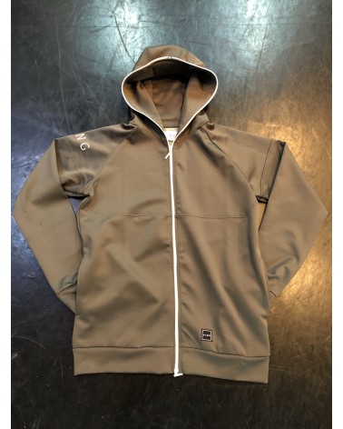 King Apparel - Leyton Tech Full Zip Hoody - Fern