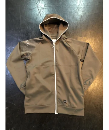 King Apparel - Leyton Tech Full Zip Hoody - Fern