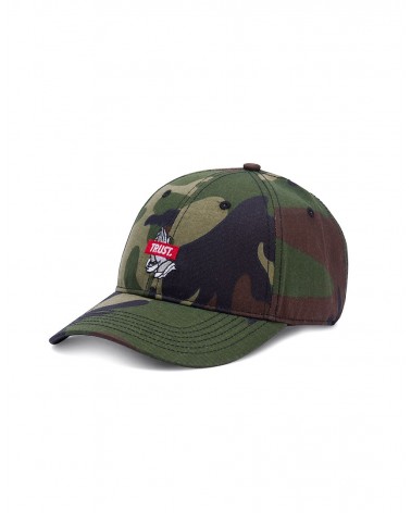 Cayler And Sons  - WL Trust Curved Cap - Woodland/Red
