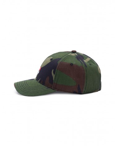 Cayler And Sons  - WL Trust Curved Cap - Woodland/Red