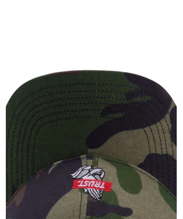 Cayler And Sons  - WL Trust Curved Cap - Woodland/Red