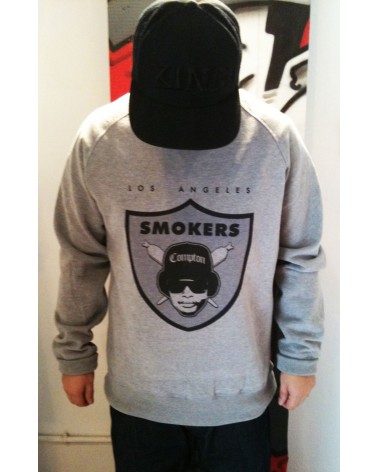 L.A SMOKERS Crew - Grey